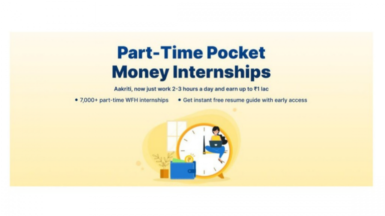 Part-Time Pocket Money Internships