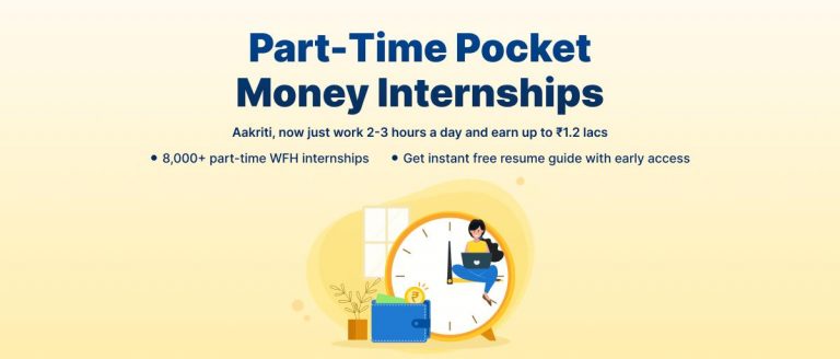 Part-Time Pocket Money Internships