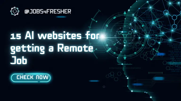 15 AI websites for getting a Remote Job