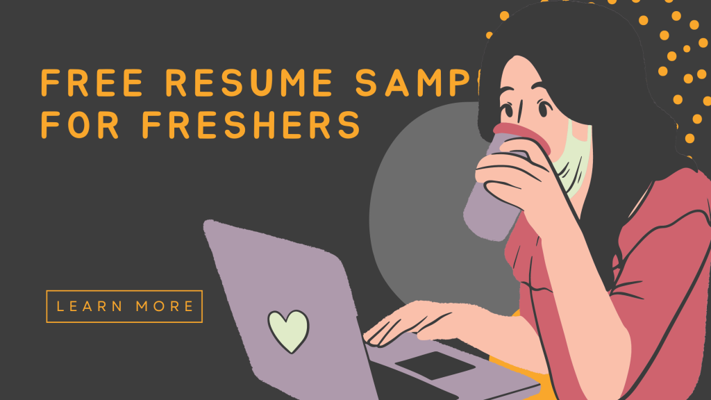 Free Resume Sample For Freshers (wfh) – Jobs4fresher.com