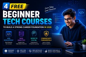4 Free Beginner Tech Courses